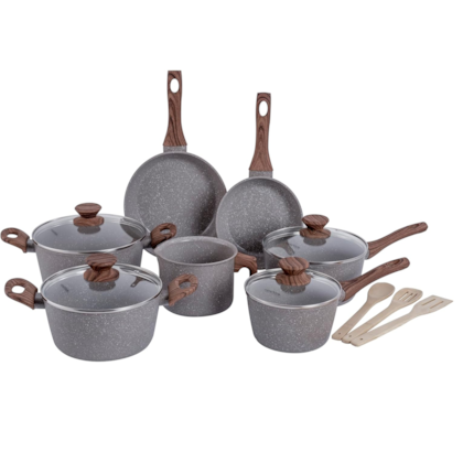 Conjuntos de panelas cerâmica 10 peças Style cook grafite 9764 Mimo style-9118fe5e-dc78-4216-b53c-194c43d0952a