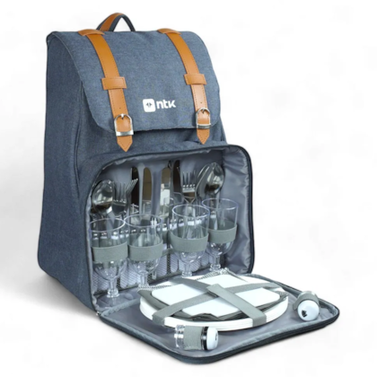 Cooler Mochila Picnic Park Kit 24cm x 32cm x 43cm em RPET 300D Nautika-7ae1492c-c265-4345-a685-0df3b9b016d2