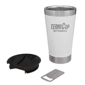 Copo Térmico Aço Inox TermiCup 473ML com Tampa e Abridor GH420 Globalmix