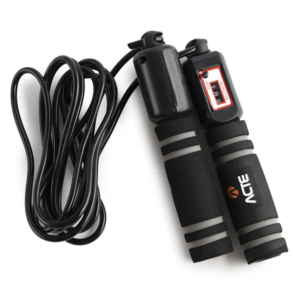 Corda De Pulo Aeróbico Com Contador De Giros 2,75m T2 Acte Sports-3ba96e3e-b775-43ab-b104-f53a136c65c9