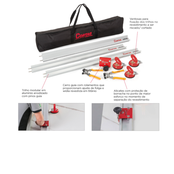 Cortador de Piso Extensor Infinity Para Grandes Formatos 61643 Cortag-5225a2ee-2554-4cc5-9e97-fb720b29ab95