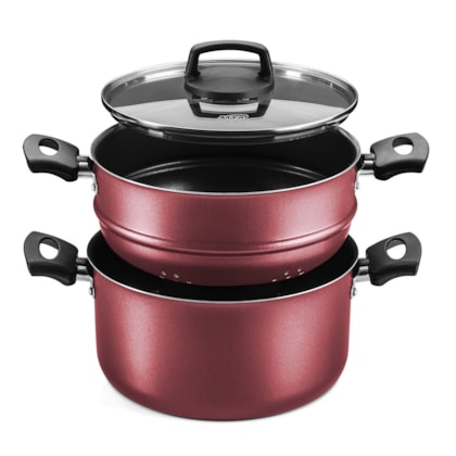 Cozivapor Panela Cereja TVT 3 em 1 20cm 3,2L 8962 MTA-6f744460-44ae-4350-b293-682629dc9020