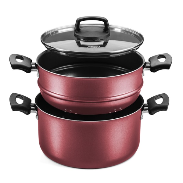 Cozivapor Panela Cereja TVT 3 em 1 20cm 3,2L 8962 MTA-b5d63a97-4555-4279-bec5-79c863fb8cb2