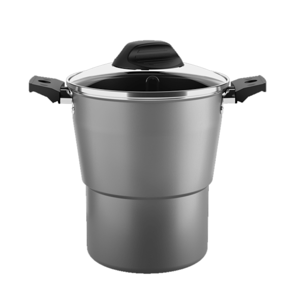 Cuscuzeira 2L Especiarias Grafite 7100/356 Brinox-637b54f4-4352-4ede-a2c0-21c575c28d3a