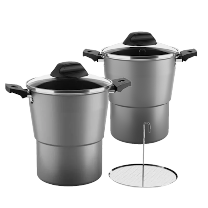 Cuscuzeira 2L Especiarias Grafite 7100/356 Brinox-aac19bf4-6dc1-4637-b56c-c31ad309f556