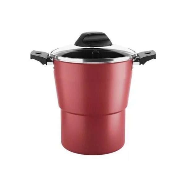 Cuscuzeira Especiarias 16cm x 16cm 2L Cereja 7102/356 Brinox-448e49b1-ecdc-4197-82a1-1be8bd066c4d