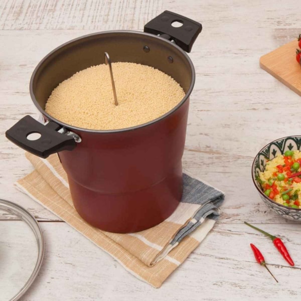 Cuscuzeira Especiarias 16cm x 16cm 2L Cereja 7102/356 Brinox-4640ecba-ff59-4620-8ac6-7e6ca9115284