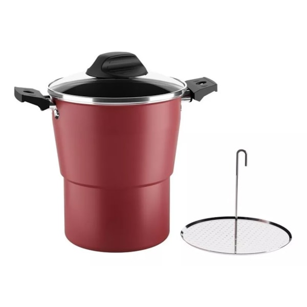 Cuscuzeira Especiarias 16cm x 16cm 2L Cereja 7102/356 Brinox-c8457222-b600-4c94-934a-f5175b192da8