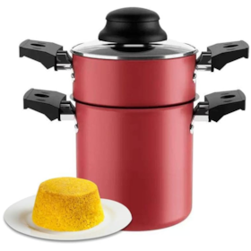 Cuscuzeira Especiarias Cereja 800ml 7102/360 Brinox