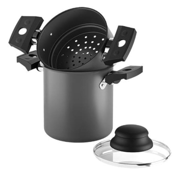 Cuscuzeira Especiarias Grafite 800ml 7100/360 Brinox-397bee3d-5521-4854-886b-645cac176360