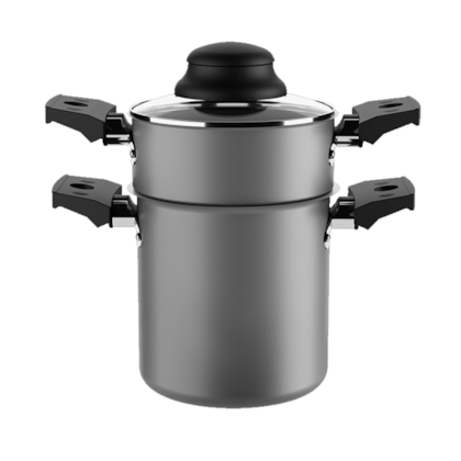 Cuscuzeira Especiarias Grafite 800ml 7100/360 Brinox-05d6038d-cbb0-4a9d-b180-c471355734d9