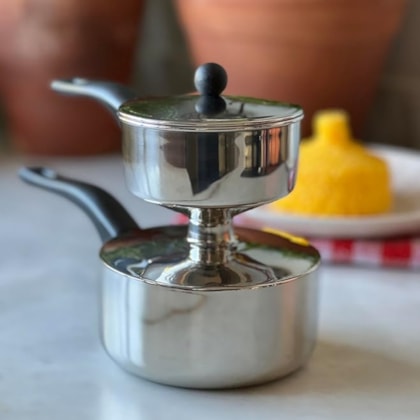 Cuscuzeira Individual Suprema em Inox 500ml 9,5cm 2092110 Brinox-5f722484-9226-4e57-b1ac-26c1a76f8c46