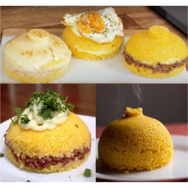 Cuscuzeira Individual Suprema em Inox 500ml 9,5cm 2092110 Brinox-645d0a5a-5700-4396-81c2-22dd9425ae69