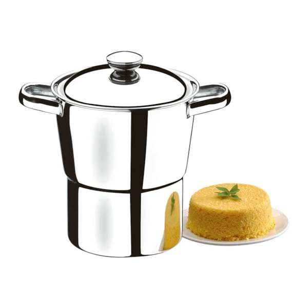 Cuscuzeira Lyon Steamer em Aço Inox 16cm 2,0L 2364/100 Brinox-a6df2ab4-8a92-43f0-b765-dae697a49649