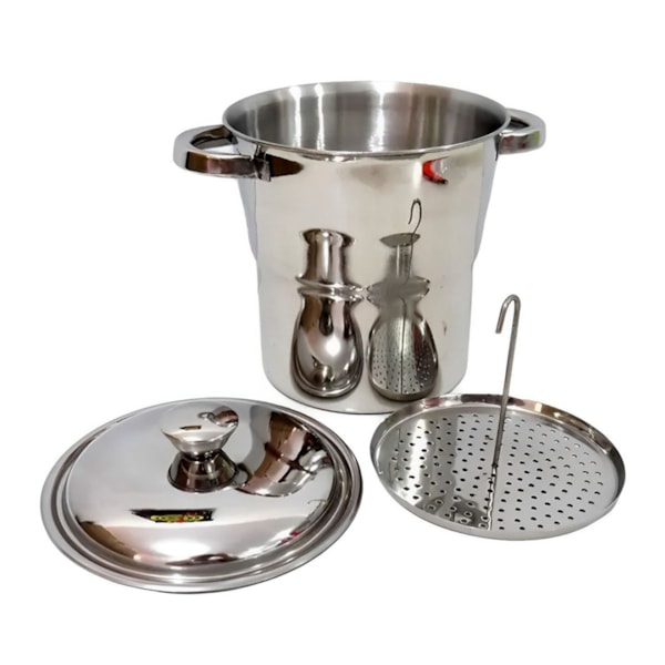 Cuscuzeira Lyon Steamer em Aço Inox 16cm 2,0L 2364/100 Brinox-5b52c99d-f17c-48db-a89f-4a1fd5240e2a