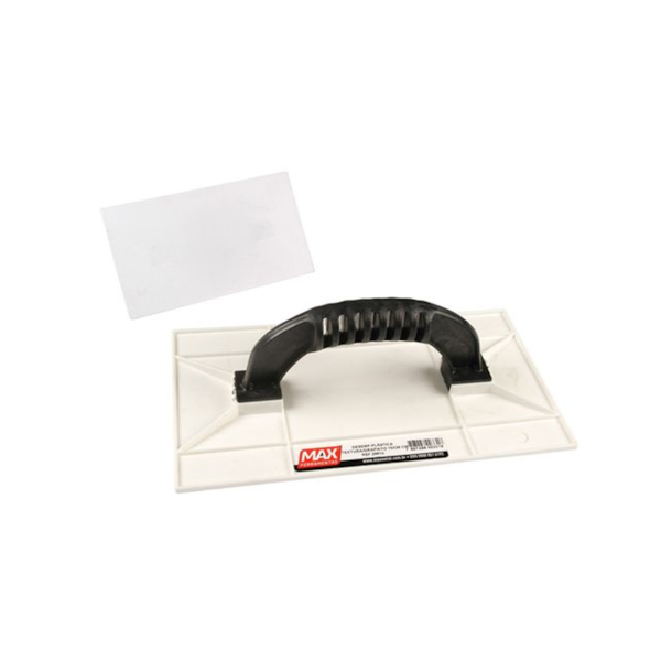 Desempenadeira Plástica Branca Lisa Textura  15x16cm 29610 Max-51f88e3d-aba1-43d5-ae25-80bd3af00ce4