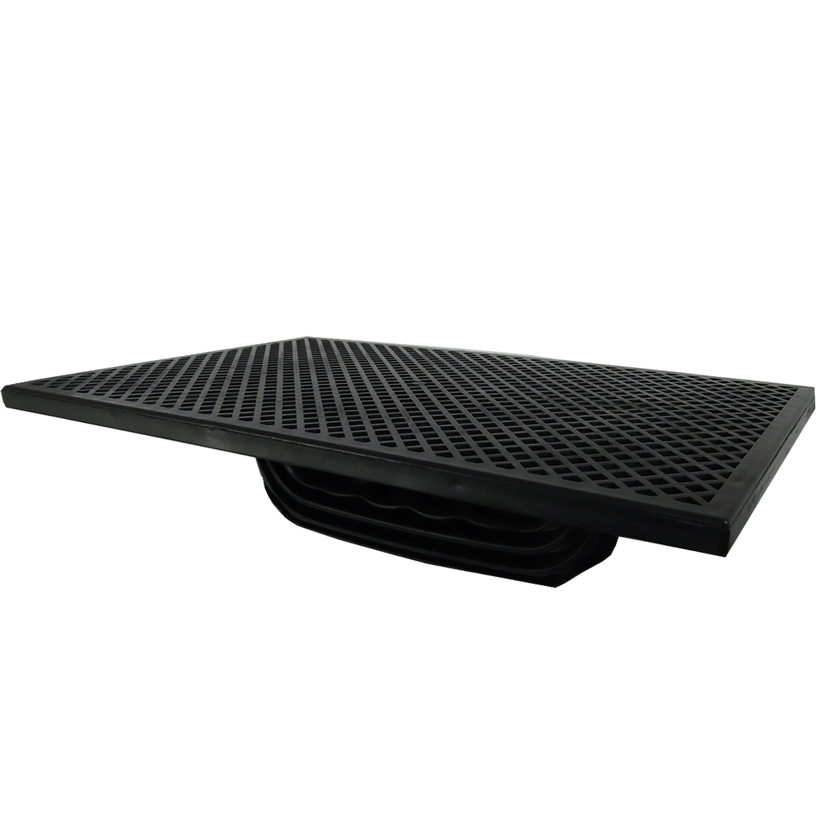 Desempenadeira PVC 15x26 Preta Corrugada ZUMPLAST | Ultra Maquinas
