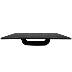 Desempenadeira PVC 17x30 Preta Corrugada ZUMPLAST