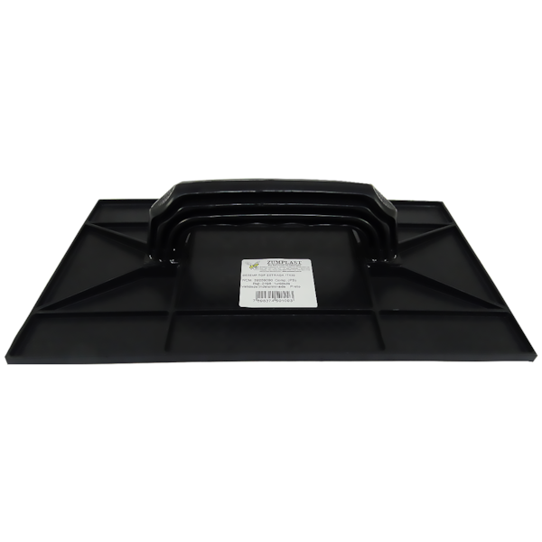 Desempenadeira PVC 17x30 Preta Corrugada ZUMPLAST-dfb38e65-b535-4dec-a905-80853ebe9c07
