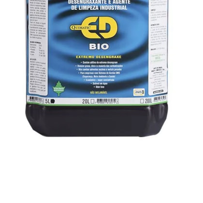Desengraxante a Base de Água Ecológico 5L Ed Bio Quimatic DX2 -f746dd8d-0c61-4ef4-a6bb-ff9407064633