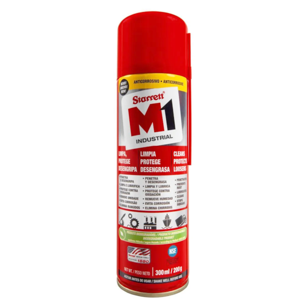 Desengripante e Lubrificante Spray Original Mp1 300ml MIcro-Óleo Anticorrosivo M1-215 Starrett-15ba00ba-af07-40e7-a185-a10e22419285
