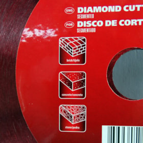 Disco Corte Diamantado 230x22,2mm Segmentado Cód.731779 MTX