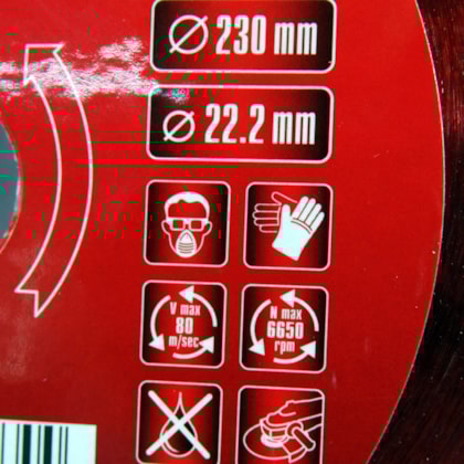 Disco Corte Diamantado 230x22,2mm Segmentado Cód.731779 MTX-02f39fc8-c39f-48f7-b7a6-6dfe0d77443c