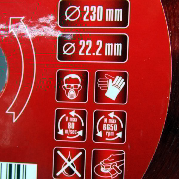 Disco Corte Diamantado 230x22,2mm Segmentado Cód.731779 MTX-a6e9a458-24e7-4a3f-ba48-0a07c2c42583