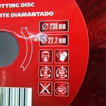 Disco Corte Diamantado Turbo 230x22,2mm Cód.731839 MTX-aa864332-c720-448e-ac12-2f9d12ac4931