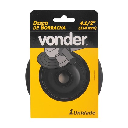 Disco De Borracha 4.1/2 Flex 6099014120 Vonder