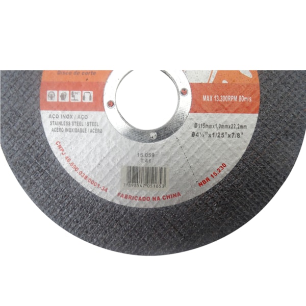 Disco de Corte 115 x 1,00 x 22,2mm Disflex-9f468591-caad-430c-842f-0e374d5f4a2a