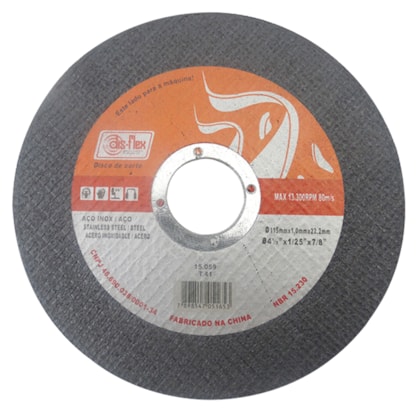 Disco de Corte 115 x 1,00 x 22,2mm Disflex-c4bba835-35bd-4da5-8d59-3170f480a5b9