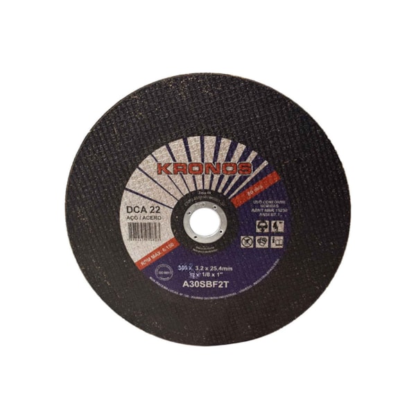 Disco de Corte 12 x 1/8 x 1 DCA22 Standart 03009 Kronos-739a06f1-9674-42d2-a391-8e23ae91236a