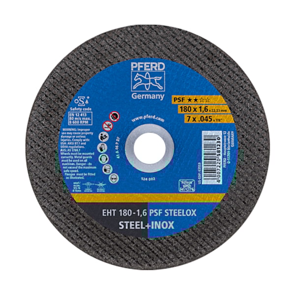 Disco De Corte 180 x 1,6  PSF STEELOX 61726121 PFERD-fa74eea4-3cf8-4242-801c-7fb8cb61a94f
