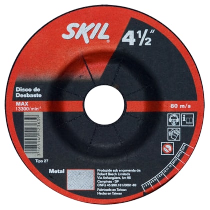 Disco de Corte 4.1/2 x 1/8 Skil-279d6b46-88ad-4347-a0e1-2b2d1dea7ad1