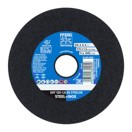 Disco De Corte 9 X 1/8 X 7/8 A24 SSG Steelox 61328222 Pferd-8db0e505-02e3-4670-ad0a-9cdbd8e0a800