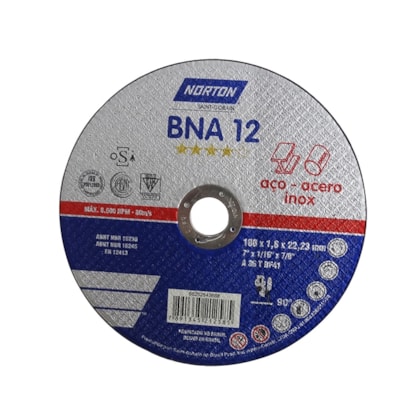 Disco de Corte Aço Carbono e Inox 7x1,6x7/8 BNA12 Norton-88d63f61-4959-447a-8b76-6be0f9c01a8c