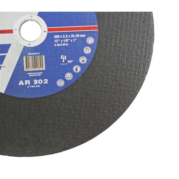 Disco de Corte AR302 300 x 3,2 x 25,4mm Norton-eb9d89ef-17bb-4abd-b25f-d6df4e741ff6