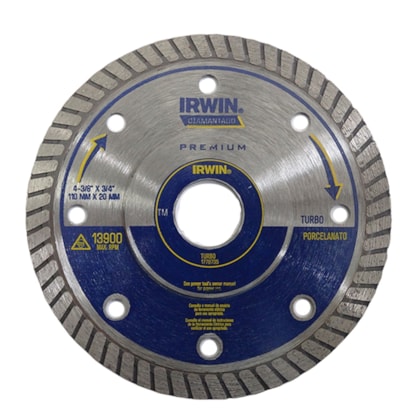 Disco de Corte Diamantado 110MM Turbo Porcelanato 1778735 Irwin-5c73dd5f-5c12-4438-95eb-a707976ef2ba