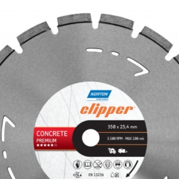 Disco de Corte Diamantado 350mm Clipper Concreto Norton-b9642959-4fc8-445e-9960-f0d6013a685b