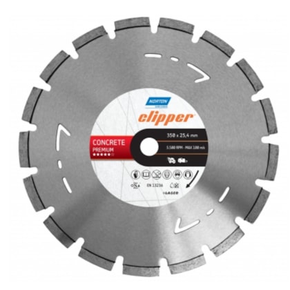 Disco de Corte Diamantado 350mm Clipper Concreto Norton-75c6ab0d-1d28-4bd0-9745-a5a00e98db0f