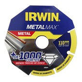 Disco de Corte Diamantado 4.3/8" X 20MM Para Metais Metalmax 1998844 Irwin