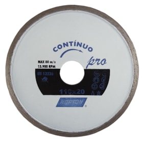 Disco de Corte Diamantado Contínuo 110mm Norton