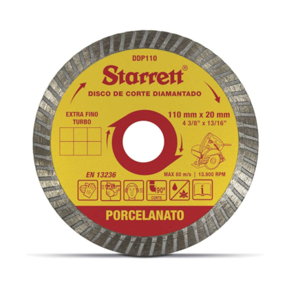 Disco de Corte Diamantado p/ Porcelana 110mm DDP110 Starrett-3e9cdda5-bd2e-42b7-a071-b05948468107