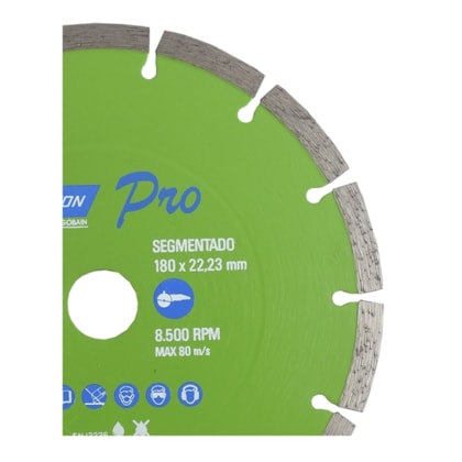 Disco de Corte Diamantado Pro Segmentado 180mm Norton-eecab8dc-8048-47c2-8933-85ee947a9ca3