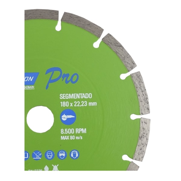 Disco de Corte Diamantado Pro Segmentado 180mm Norton-a339b10e-6271-4973-8c4b-e70f5a4cf28d