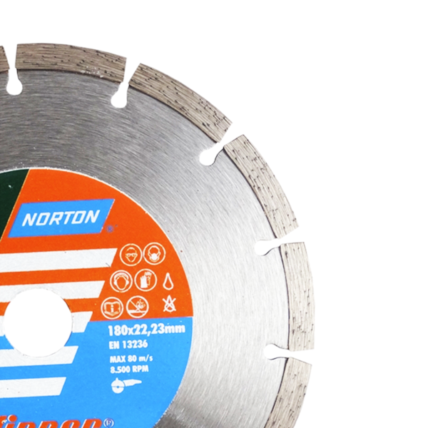 Disco de Corte Diamantado Segmentado Clipper 180mm Norton-d587c2a3-164e-4772-b6d7-67fc859428d2