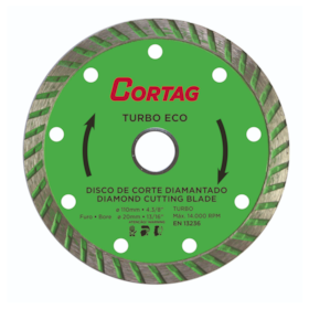 Disco de Corte Diamantado Turbo Eco 110mm x 20mm 60598 Cortag