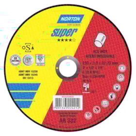 Disco de Corte Inox 230x3x22,23mm AR 332 Norton