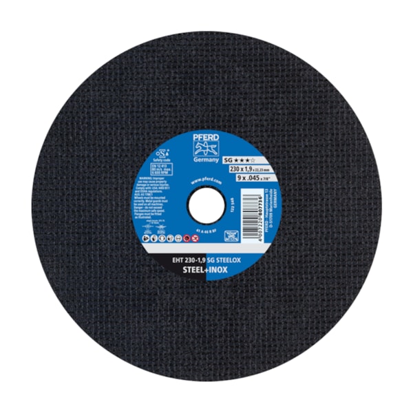 Disco de Corte Para Aço 230 x 1,9 SG STEELOX 61328430 PFERD-7061ce21-0538-413c-b8dc-4288315fc43a